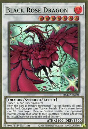 Black Rose Dragon (Alternate Art) [MGED - MGED-EN026]