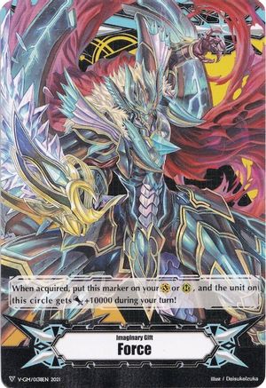 Imaginary Gift [Force] // [Imaginary Gift [Force II] Double-sided Gift Marker - Revenger, Raging Form Dragon (2021) (V-GM/0138EN 2021) - Gift Markers