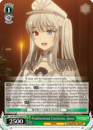 Predetermined Conclusion, Queen [DAL/WE33 - DAL/WE33-E029 R]