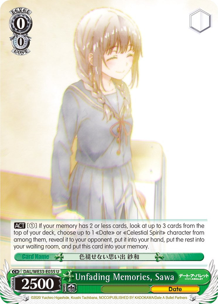 Unfading Memories, Sawa [DAL/WE33 - DAL/WE33-E035 U]
