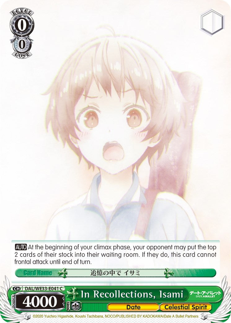 In Recollections, Isami (Parallel Foil) [DAL/WE33 - DAL/WE33-E041 C]