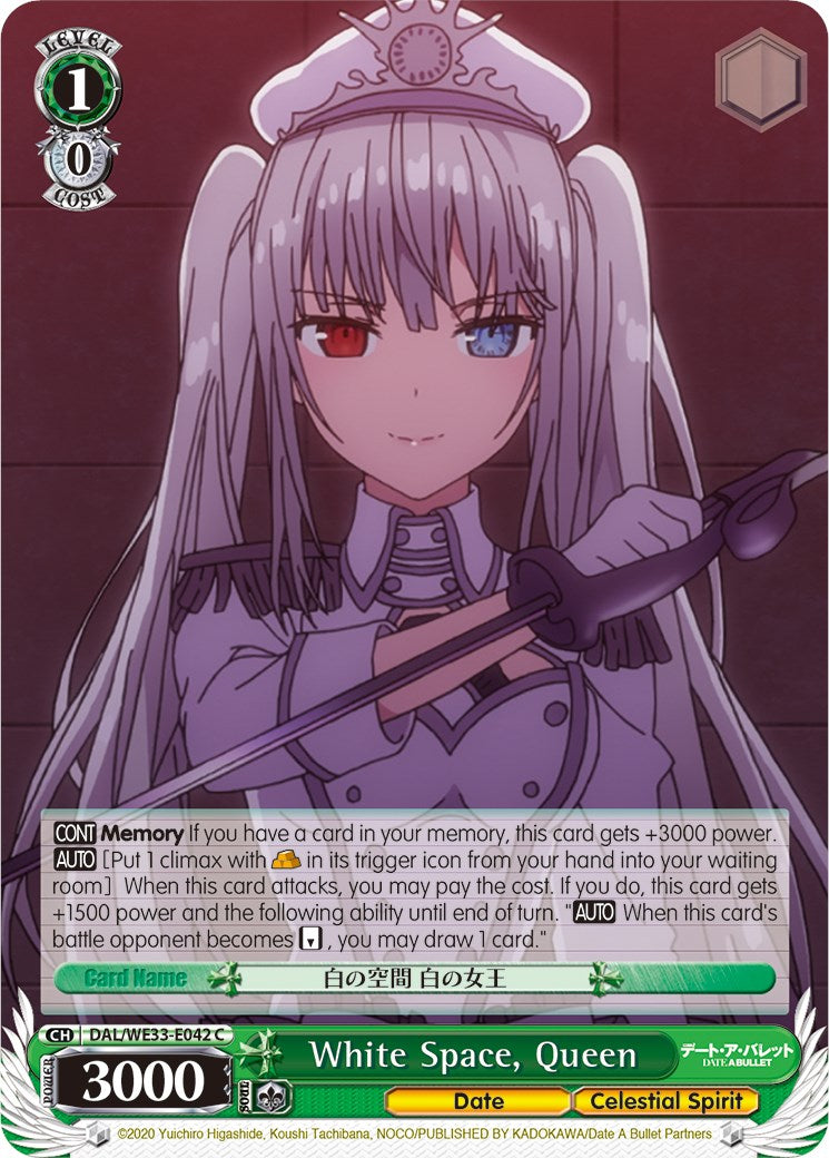 White Space, Queen (Parallel Foil) [DAL/WE33 - DAL/WE33-E042 C]