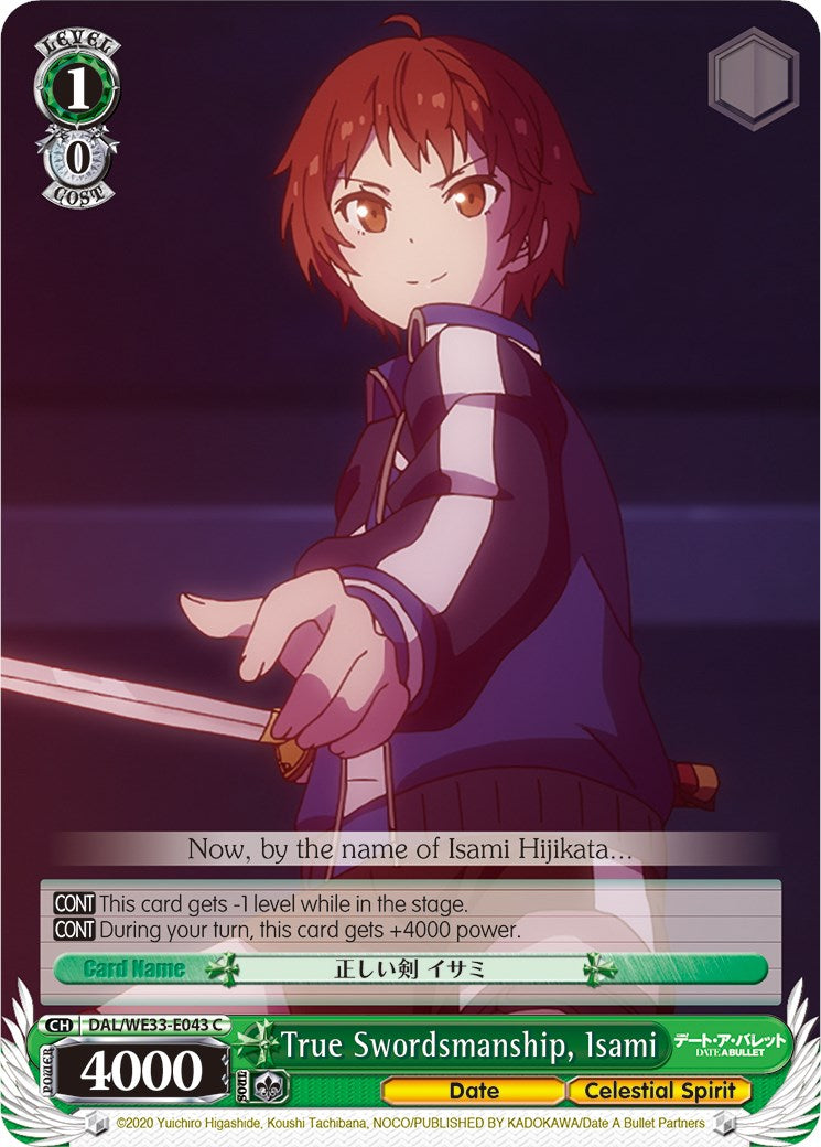 True Swordsmanship, Isami [DAL/WE33 - DAL/WE33-E043 C]