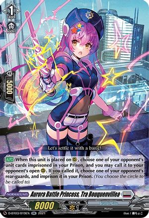 Aurora Battle Princess, Tra Bouquenvillea (D-BT03/019EN) - D-BT03: Advance of Intertwined Stars