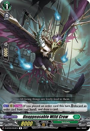 Unappeasable Wild Crow (D-BT03/053EN) - Advance of Intertwined Stars
