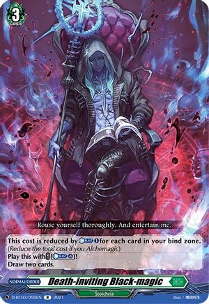 Death-inviting Black-magic (D-BT03/055EN) - D-BT03: Advance of Intertwined Stars