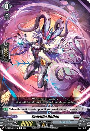 Gravidia Dellen (D-BT03/092EN) - D-BT03: Advance of Intertwined Stars