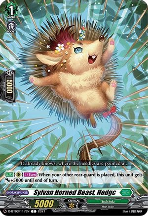 Sylvan Horned Beast, Hedgc (D-BT03/117EN) - D-BT03: Advance of Intertwined Stars