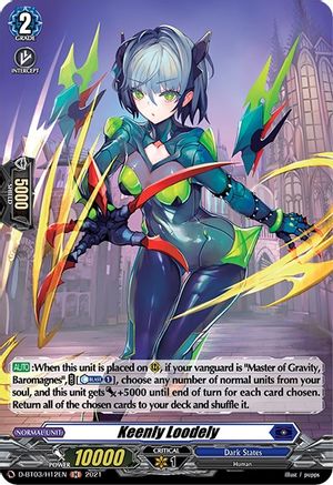 Keenly Loodely (Holo) (D-BT03/H12EN) - Advance of Intertwined Stars