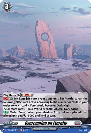 Overcoming an Eternity (Holo) (D-BT03/H24EN) - D-BT03: Advance of Intertwined Stars