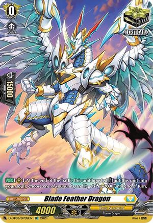 Blade Feather Dragon (SP) (D-BT03/SP39EN) - D-BT03: Advance of Intertwined Stars