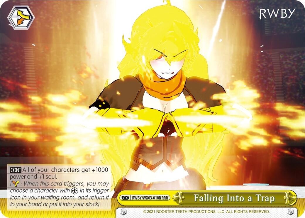 Falling Into a Trap (RRR) [RWBY/WX03 - RWBY/WX03-018R RRR]