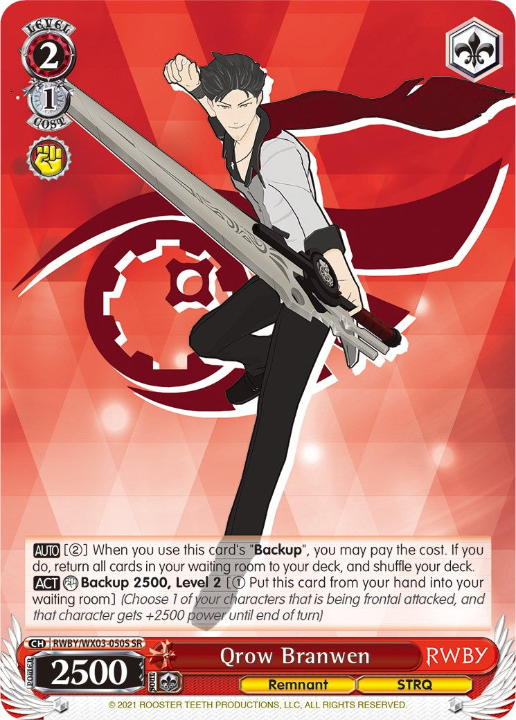 Qrow Branwen (SR) [RWBY/WX03 - RWBY/WX03-050S SR]