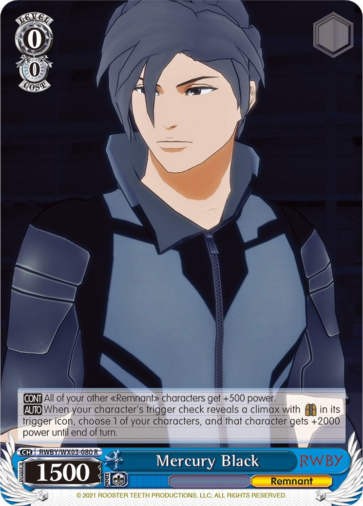 Mercury Black [RWBY/WX03 - RWBY/WX03-080 R]