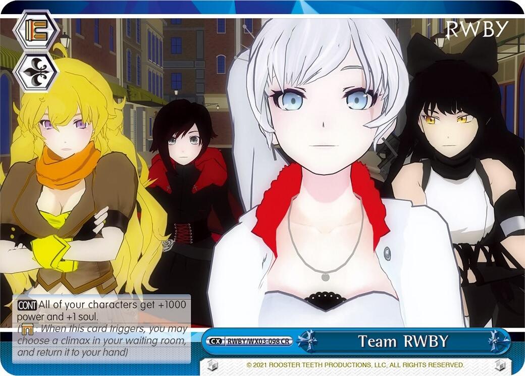 Team RWBY [RWBY/WX03 - RWBY/WX03-098 CR]