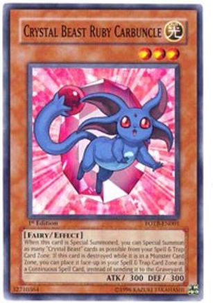 Crystal Beast Ruby Carbuncle (FOTB-EN001) - Force of the Breaker Unlimited