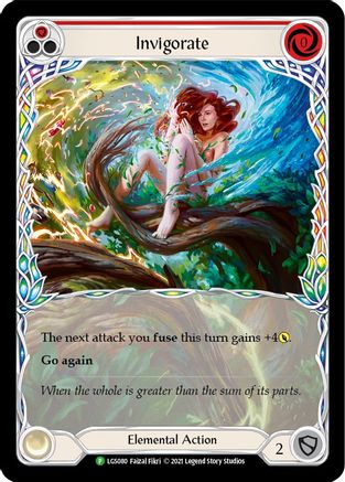 Invigorate (Red) - LGS080 (LGS080) - Flesh and Blood: Promo Cards Rainbow Foil