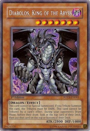 Diabolos, King of the Abyss (FOTB-EN061) - Force of the Breaker Unlimited