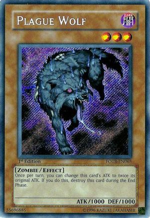 Plague Wolf (FOTB-EN065) - Force of the Breaker 1st Edition