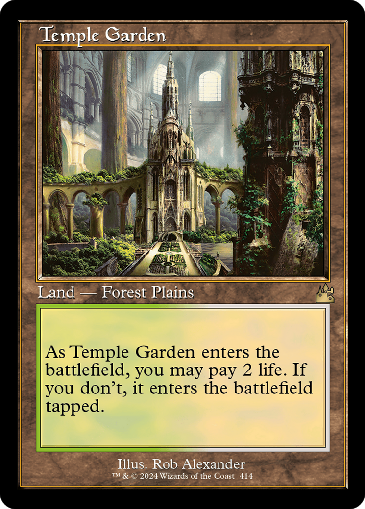 Temple Garden (Retro Frame) [RVR - 414]