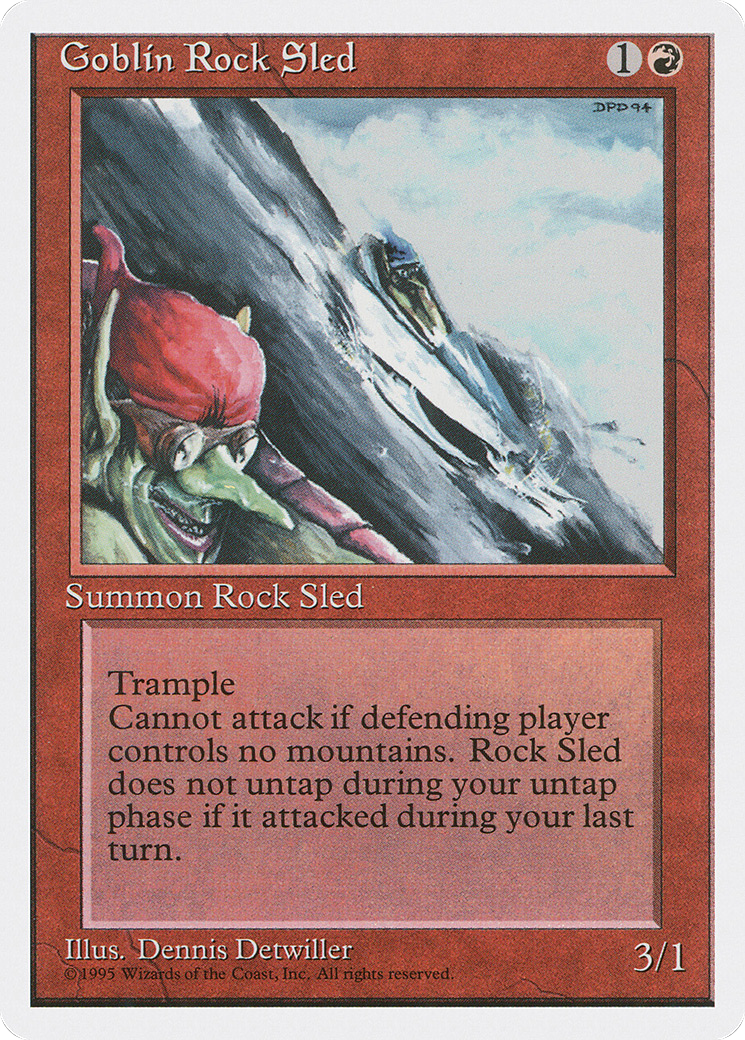 Goblin Rock Sled [4ED - N/A]