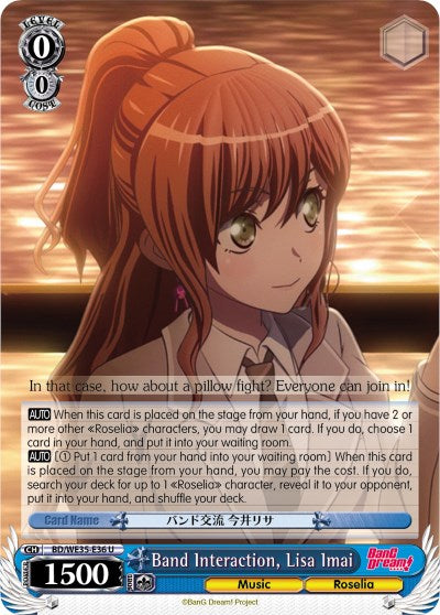 Band Interaction, Lisa Imai (Parallel Foil) [BD/WE35 - BD/WE35-E36 U]