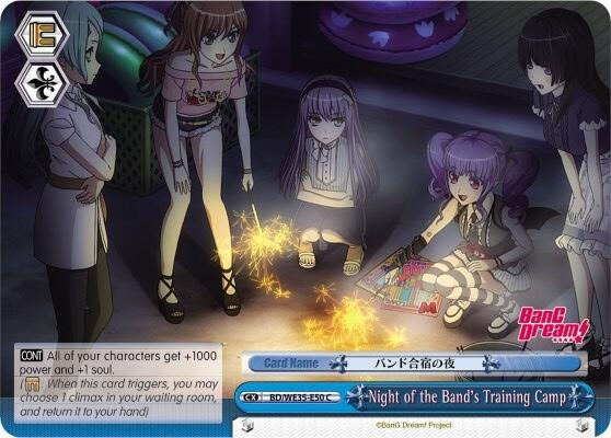 Night of the Band's Training Camp (Parallel Foil) [BD/WE35 - BD/WE35-E50 C]