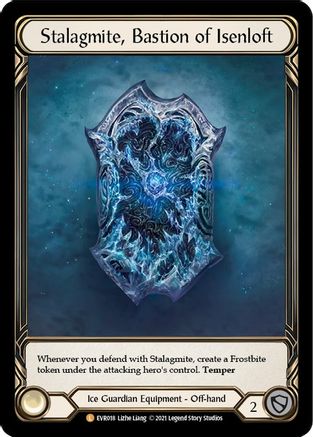 Stalagmite, Bastion of Isenloft (EVR018) - Everfest 1st Edition Cold Foil