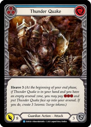 Thunder Quake (Blue) (EVR026) - Everfest 1st Edition