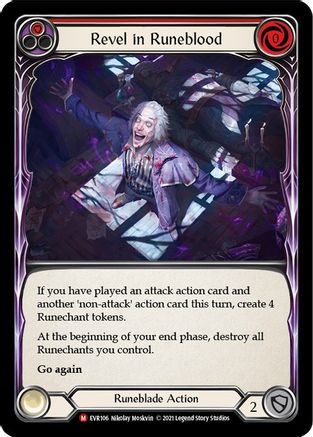 Revel in Runeblood (EVR106) - Everfest 1st Edition