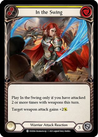 In the Swing (Yellow) (EVR064) - Everfest 1st Edition Rainbow Foil