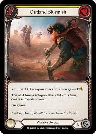 Outland Skirmish (Yellow) [EVR - EVR067]