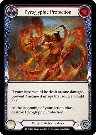 Pyroglyphic Protection (Red) [EVR - EVR131]