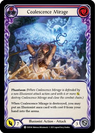Coalescence Mirage (Red) (EVR144) - Everfest 1st Edition Rainbow Foil