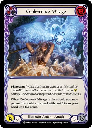 Coalescence Mirage (Yellow) (EVR145) - Everfest 1st Edition Rainbow Foil
