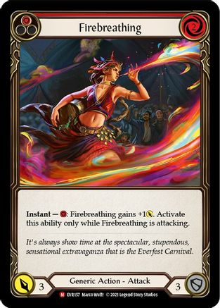 Firebreathing (EVR157) - Everfest 1st Edition Rainbow Foil