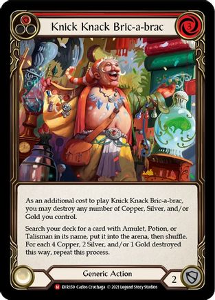 Knick Knack Bric-a-brac (EVR159) - Everfest 1st Edition Rainbow Foil