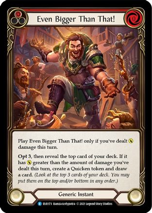 Even Bigger Than That! (Red) (EVR173) - Everfest 1st Edition