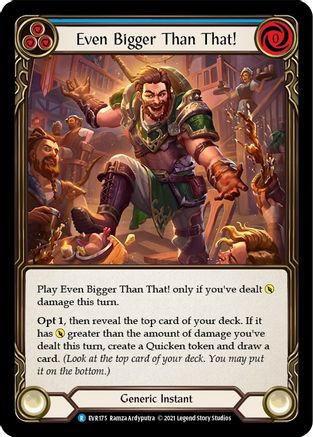 Even Bigger Than That! (Blue) (EVR175) - Everfest 1st Edition