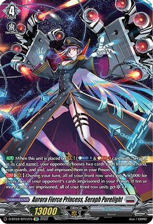 Aurora Fierce Princess, Seraph Purelight (SP) (D-BT04/SP07EN) - D-BT04: Awakening of Chakrabarthi