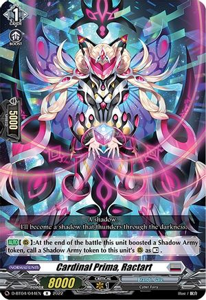 Cardinal Prima, Ractart (D-BT04/044EN) - D-BT04: Awakening of Chakrabarthi