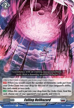 Falling Hellhazard (D-BT04/048EN) - D-BT04: Awakening of Chakrabarthi