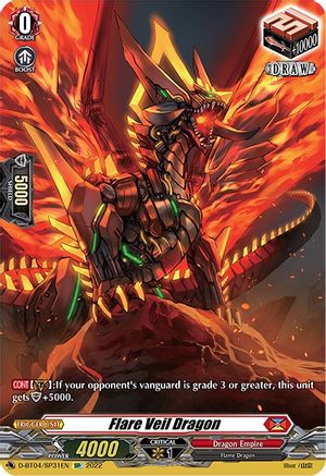 Flare Veil Dragon (SP) (D-BT04/SP31EN) - D-BT04: Awakening of Chakrabarthi