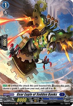 Gear Eagle of Sudden Banks (Holo) (D-BT04/H13EN) - D-BT04: Awakening of Chakrabarthi