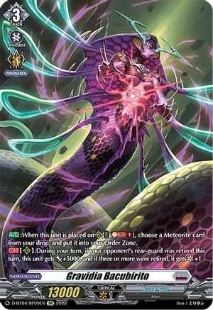 Gravidia Bacubirito (SP) (D-BT04/SP09EN) - D-BT04: Awakening of Chakrabarthi