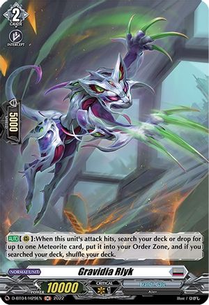 Gravidia Rlyk (Holo) (D-BT04/H29EN) - D-BT04: Awakening of Chakrabarthi