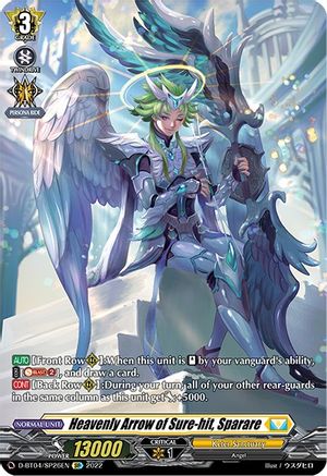 Heavenly Arrow of Sure-hit, Sparare (SP) (D-BT04/SP26EN) - Awakening of Chakrabarthi