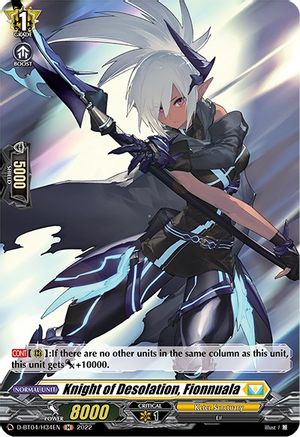Knight of Desolation, Fionnuala (Holo) (D-BT04/H34EN) - D-BT04: Awakening of Chakrabarthi