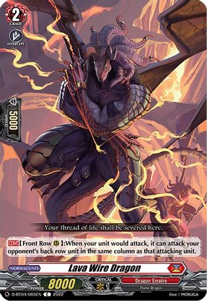 Lava Wire Dragon (D-BT04/065EN) - D-BT04: Awakening of Chakrabarthi