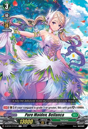 Pure Maiden, Bellanca (D-BT04/111EN) - D-BT04: Awakening of Chakrabarthi
